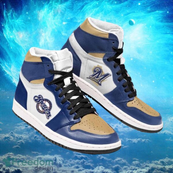 Tubopro Milwaukee Brewers AJ1 High Sneakers Shoes For Men And Women