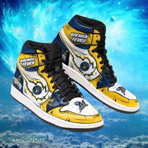 Tubopro Milwaukee Brewers AJ1 High Sneakers Shoes For Men And Women