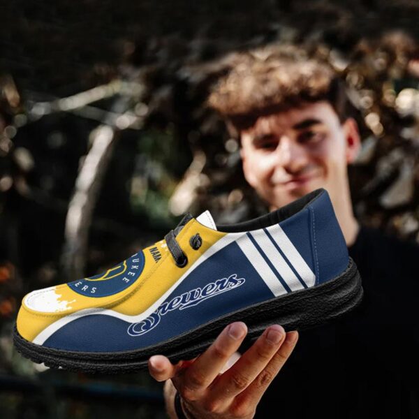 Tubopro Milwaukee Brewers Hey Dude Shoes For Men And Women - Image 4