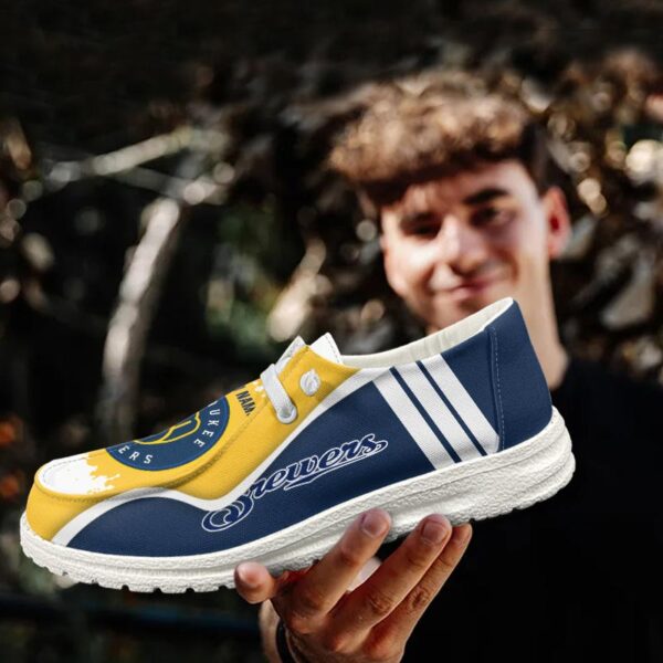 Tubopro Milwaukee Brewers Hey Dude Shoes For Men And Women - Image 3