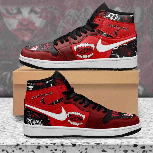 Tubopro Minecraft AJ1 High Sneakers Shoes For Men And Women - Image 2