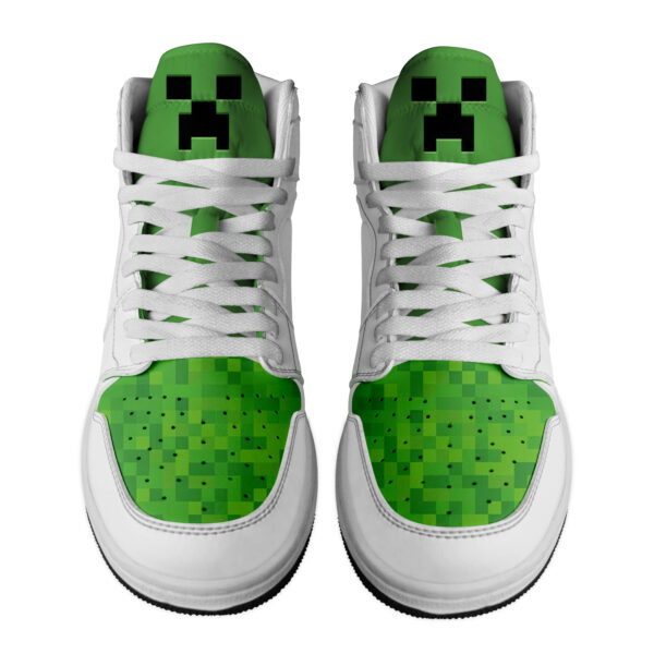 Tubopro Minecraft AJ1 High Sneakers Shoes For Men And Women - Image 2