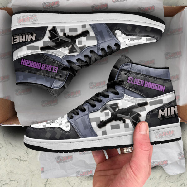 Tubopro Minecraft AJ1 High Sneakers Shoes For Men And Women - Image 2