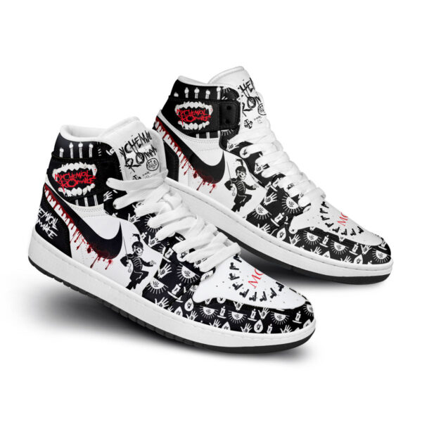 Tubopro Minecraft AJ1 High Sneakers Shoes For Men And Women - Image 2