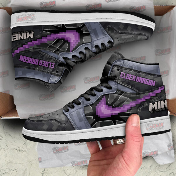 Tubopro Minecraft AJ1 High Sneakers Shoes For Men And Women - Image 2