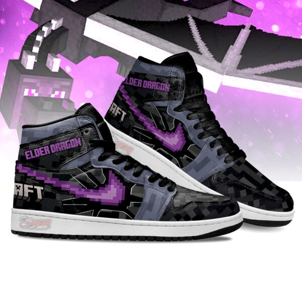 Tubopro Minecraft AJ1 High Sneakers Shoes For Men And Women - Image 3