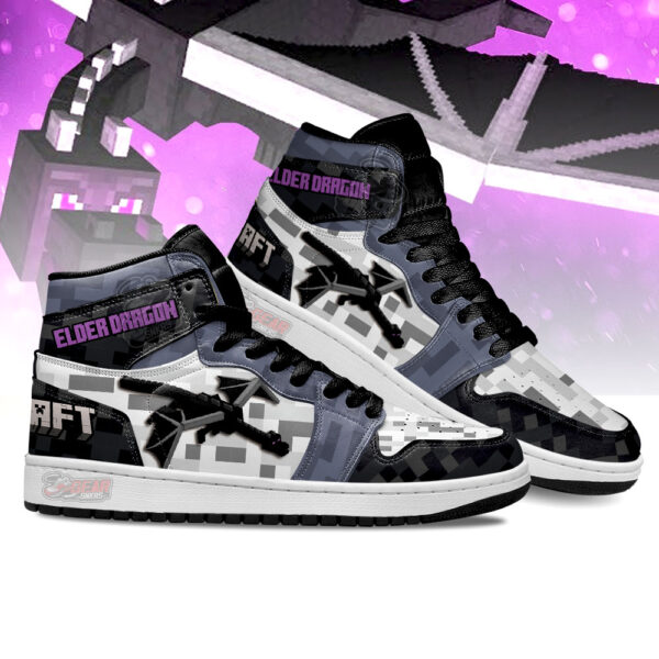 Tubopro Minecraft AJ1 High Sneakers Shoes For Men And Women - Image 3
