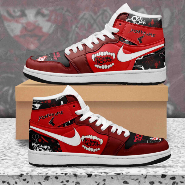 Tubopro Minecraft AJ1 High Sneakers Shoes For Men And Women - Image 2