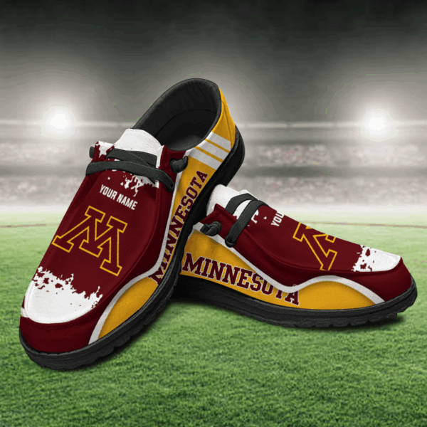 Tubopro Minnesota Golden Gophers Hey Dude Shoes For Men And Women - Image 2