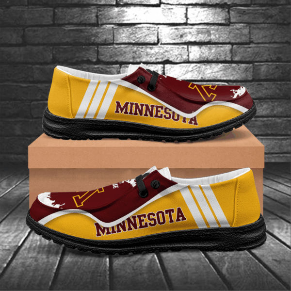 Tubopro Minnesota Golden Gophers Hey Dude Shoes For Men And Women - Image 6