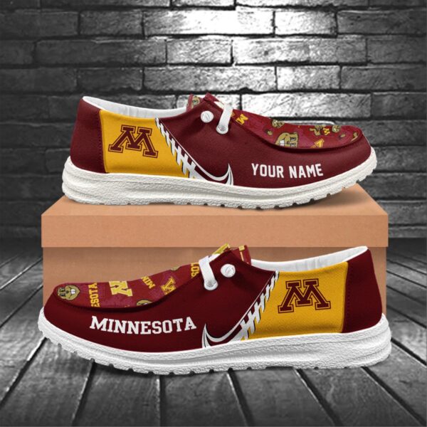 Tubopro Minnesota Golden Gophers Hey Dude Shoes For Men And Women - Image 5
