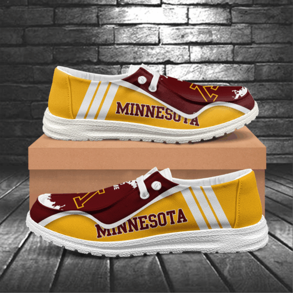 Tubopro Minnesota Golden Gophers Hey Dude Shoes For Men And Women - Image 5