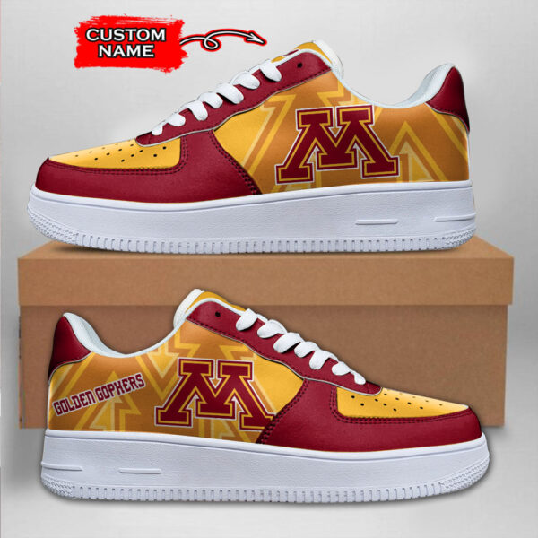 Tubopro Minnesota Golden Gophers NCAA Air Low-Top Sneakers Shoes For Men And Women