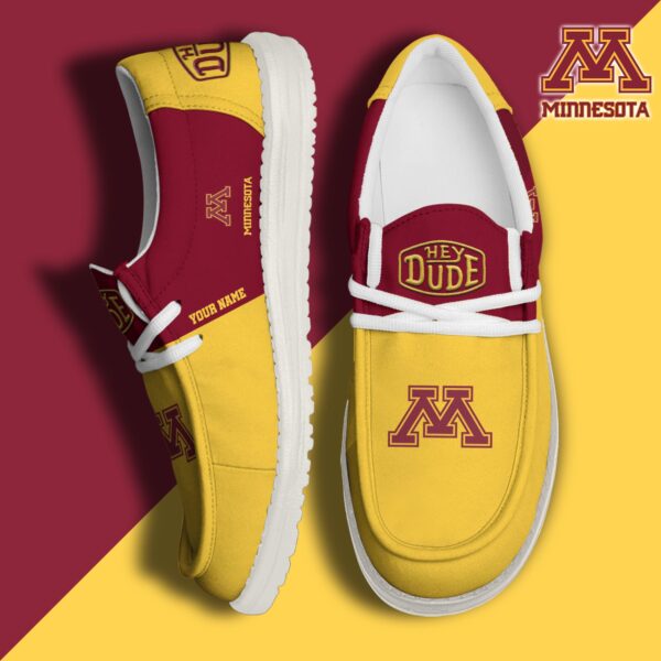 Tubopro Minnesota Golden Gophers Personalized Hey Dude Shoes For Men And Women