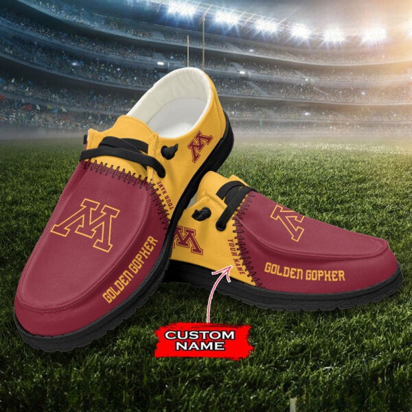 Tubopro Minnesota Golden Gophers Personalized Hey Dude Shoes For Men And Women