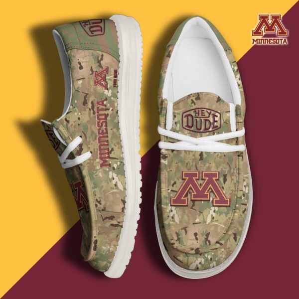 Tubopro Minnesota Golden Gophers Personalized Hey Dude Shoes For Men And Women