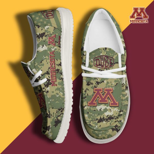 Tubopro Minnesota Golden Gophers Personalized Hey Dude Shoes For Men And Women