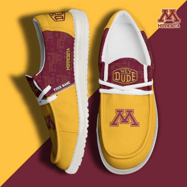 Tubopro Minnesota Golden Gophers Personalized Hey Dude Shoes For Men And Women