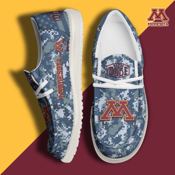 Tubopro Minnesota Golden Gophers Personalized Hey Dude Shoes For Men And Women