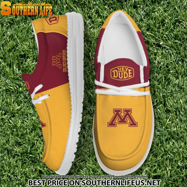 Tubopro Minnesota Golden Gophers Personalized Hey Dude Shoes For Men And Women