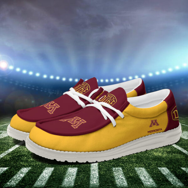 Tubopro Minnesota Golden Gophers Personalized Hey Dude Shoes For Men And Women - Image 3