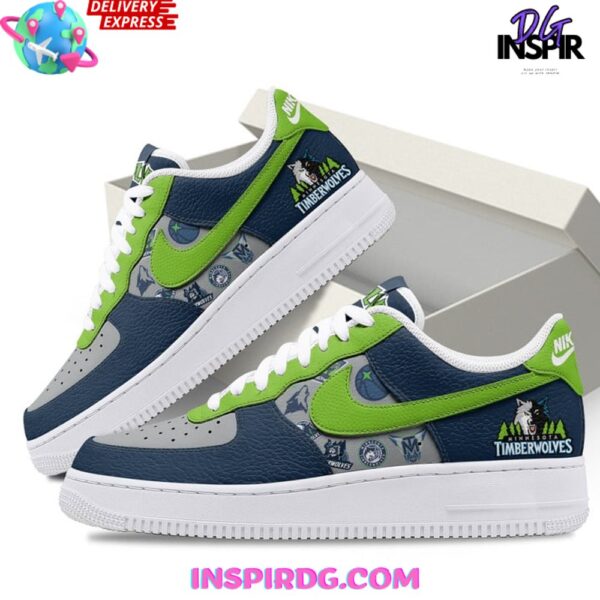Tubopro Minnesota Timberwolves Air Low-Top Sneakers Shoes For Men And Women - Image 2