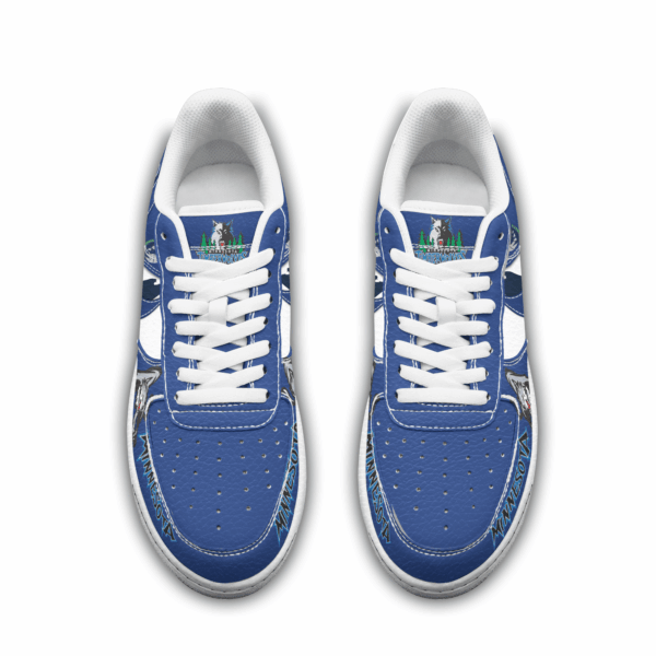 Tubopro Minnesota Timberwolves Air Low-Top Sneakers Shoes For Men And Women - Image 2