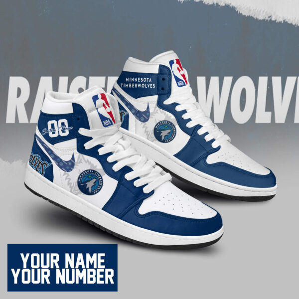 Tubopro Minnesota Timberwolves AJ1 High Sneakers Shoes For Men And Women