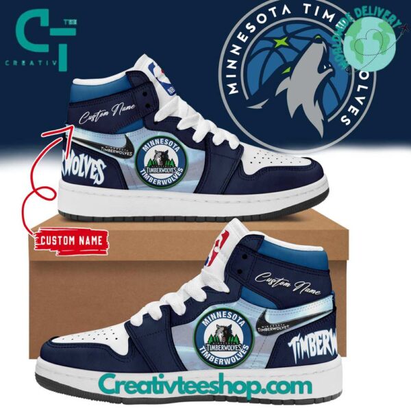 Tubopro Minnesota Timberwolves AJ1 High Sneakers Shoes For Men And Women