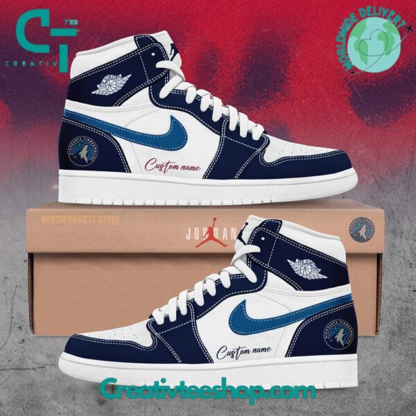 Tubopro Minnesota Timberwolves AJ1 High Sneakers Shoes For Men And Women