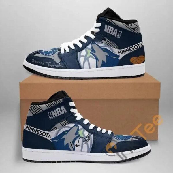 Tubopro Minnesota Timberwolves NBA AJ1 High Sneakers Shoes For Men And Women