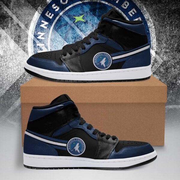 Tubopro Minnesota Timberwolves NBA AJ1 High Sneakers Shoes For Men And Women
