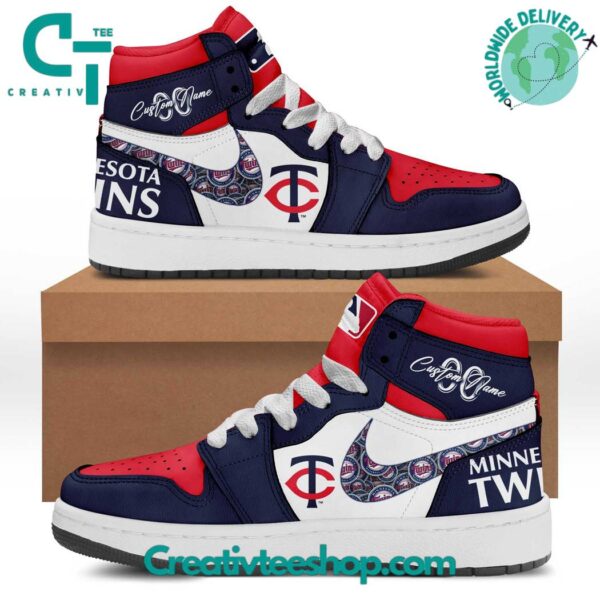 Tubopro Minnesota Twins AJ1 High Sneakers Shoes For Men And Women