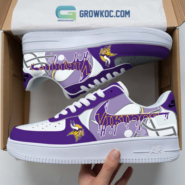 Tubopro Minnesota Vikings Air Low-Top Sneakers Shoes For Men And Women - Image 4