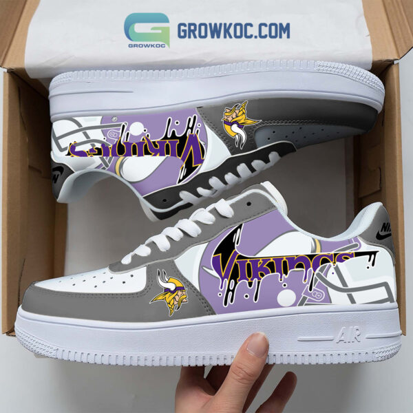 Tubopro Minnesota Vikings Air Low-Top Sneakers Shoes For Men And Women - Image 2