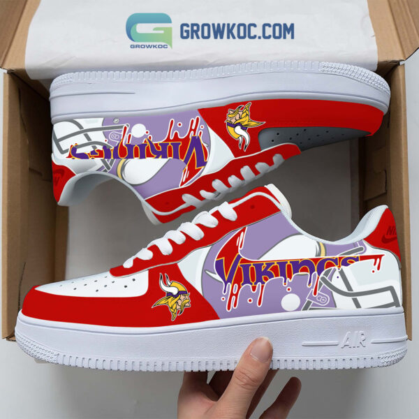Tubopro Minnesota Vikings Air Low-Top Sneakers Shoes For Men And Women - Image 3
