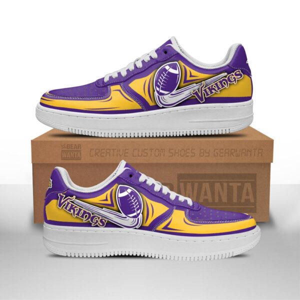 Tubopro Minnesota Vikings Air Low-Top Sneakers Shoes For Men And Women