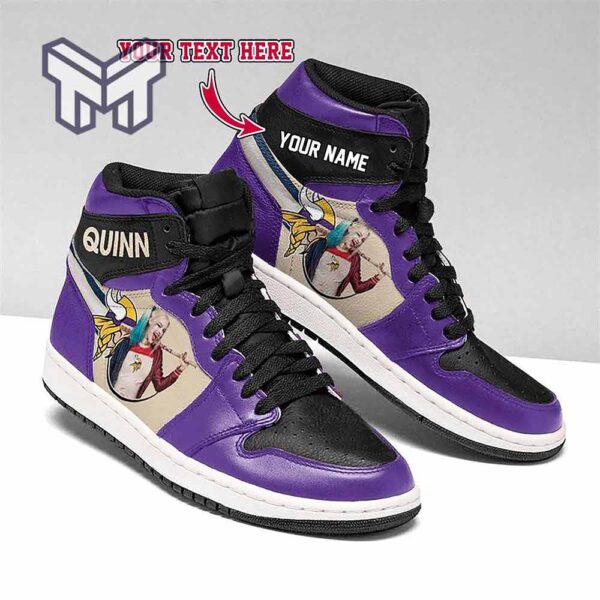 Tubopro Minnesota Vikings AJ1 High Sneakers Shoes For Men And Women
