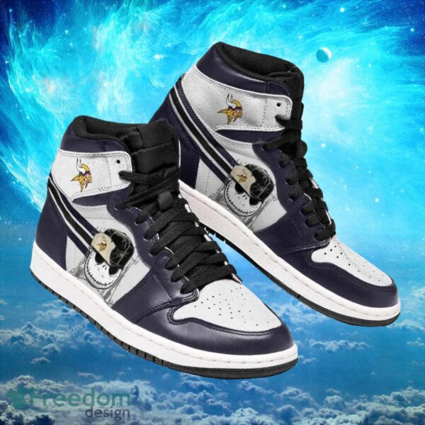 Tubopro Minnesota Vikings AJ1 High Sneakers Shoes For Men And Women
