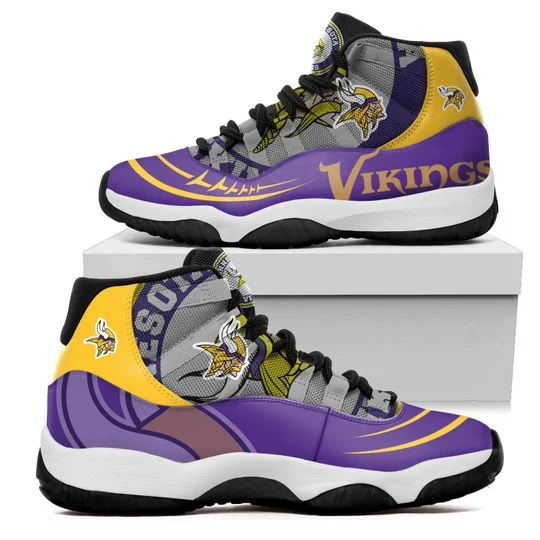 Tubopro Minnesota Vikings AJ13 Sneakers Shoes For Men And Women