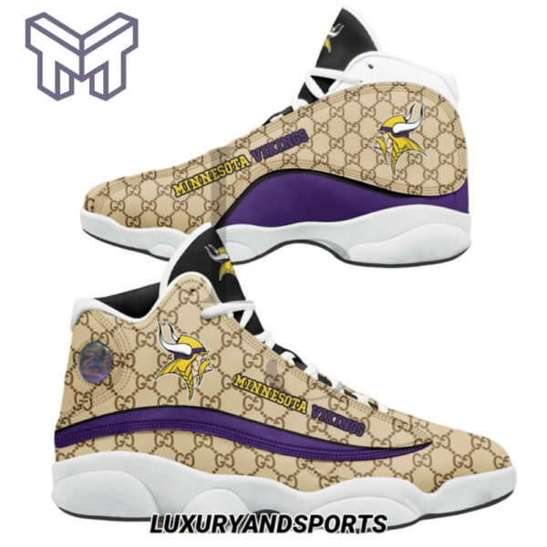 Tubopro Minnesota Vikings AJ13 Sneakers Shoes For Men And Women