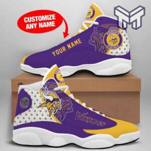 Tubopro Minnesota Vikings AJ13 Sneakers Shoes For Men And Women