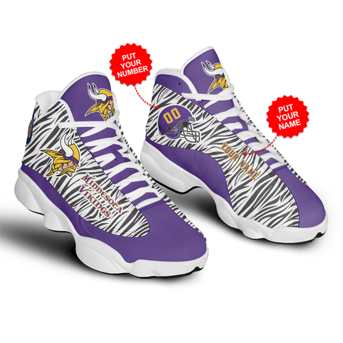 Tubopro Minnesota Vikings AJ13 Sneakers Shoes For Men And Women