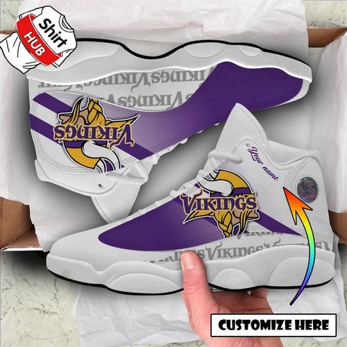 Tubopro Minnesota Vikings AJ13 Sneakers Shoes For Men And Women