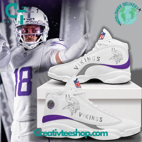 Tubopro Minnesota Vikings AJ13 Sneakers Shoes For Men And Women