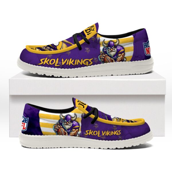 Tubopro Minnesota Vikings Personalized Hey Dude Shoes For Men And Women - Image 5