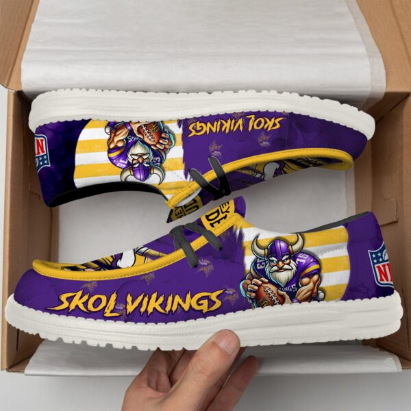 Tubopro Minnesota Vikings Personalized Hey Dude Shoes For Men And Women - Image 2