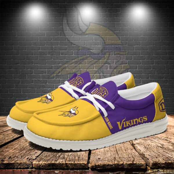 Tubopro Minnesota Vikings Personalized Hey Dude Shoes For Men And Women - Image 4