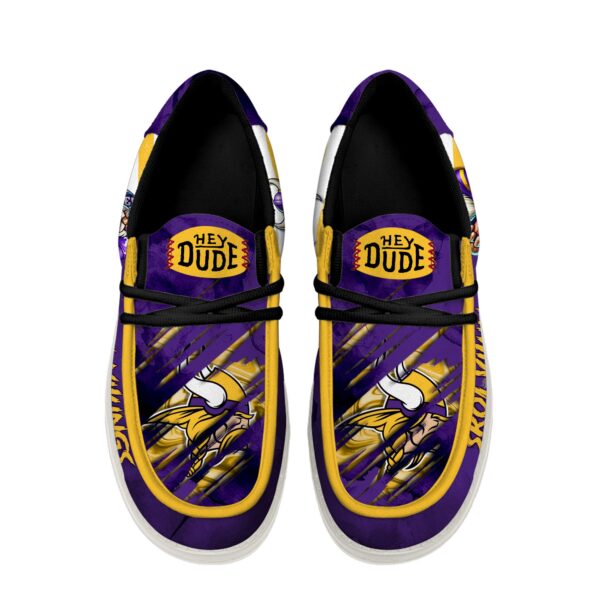 Tubopro Minnesota Vikings Personalized Hey Dude Shoes For Men And Women - Image 3