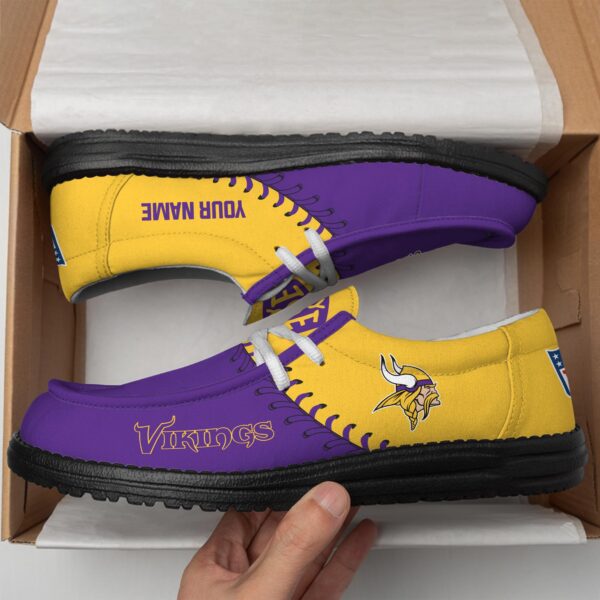 Tubopro Minnesota Vikings Hey Dude Shoes For Men And Women - Image 4